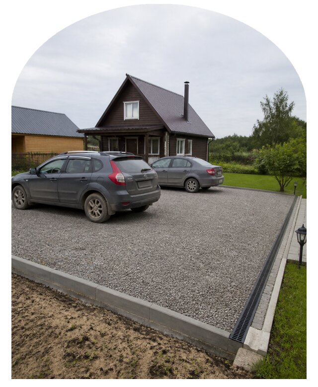 Парковка на даче под ключ в Ялуторовске по цене от 3615 р. | Метпроект-Лтр