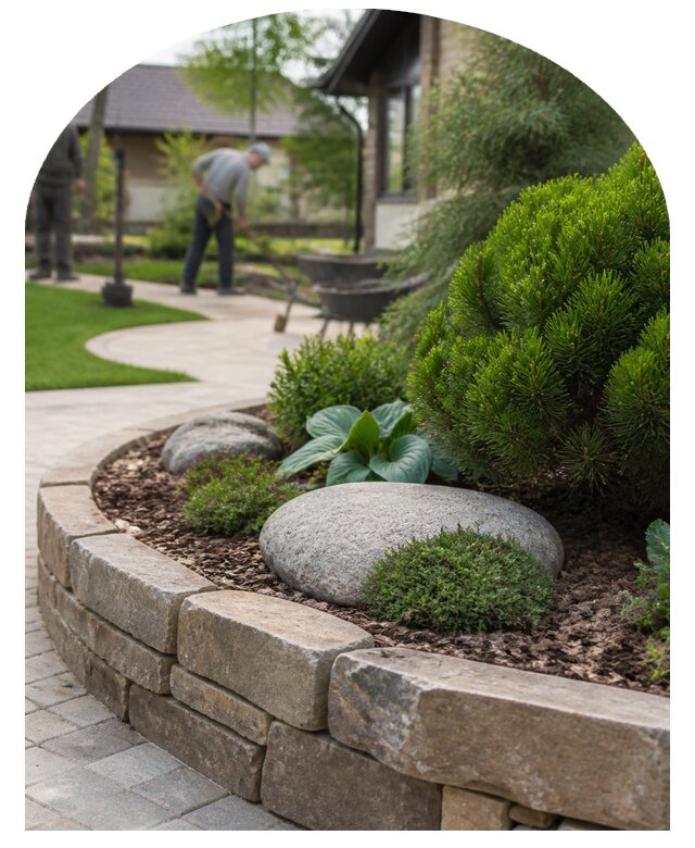 Клумбы из камня в Ялуторовске по цене от 8780 р. | Метпроект-Лтр